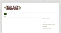 Desktop Screenshot of malushealth.org